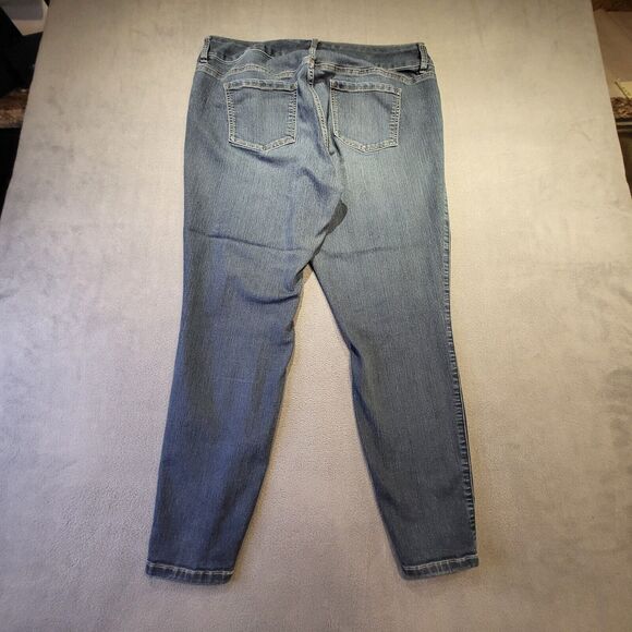 Torrid Womens 18 First At Fit Mid-Rise Slim Leg Jean Jeggings Stretch Denim - Picture 11 of 12